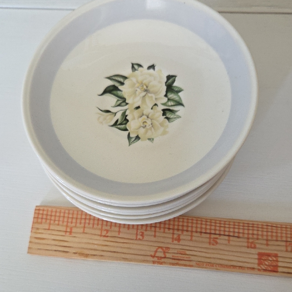 Vintage 1940's Homer Laughlin Nautilus   Tea Cup Saucer Plates 8 Included